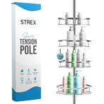 Strex Telescopisch Doucherek RVS - Verstelbaar 70-275 cm - 4, Verzenden, Nieuw