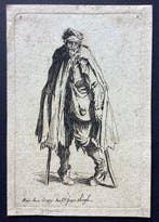 Jacques Callot (1592-1635) - Le Mendiant aux Béquilles et a
