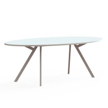 Bridge vergadertafel, ellipsvorm, 240x120cm, Vergader- of Presentatieruimte, Ophalen of Verzenden, Nieuw in verpakking, Tafel