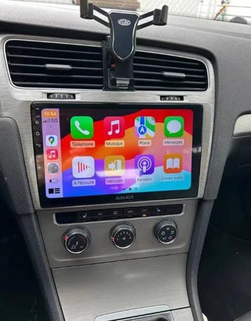 VW Golf 7 android 14 navigatie radio dab+ apple carplay 4G, Ophalen of Verzenden, Nieuw