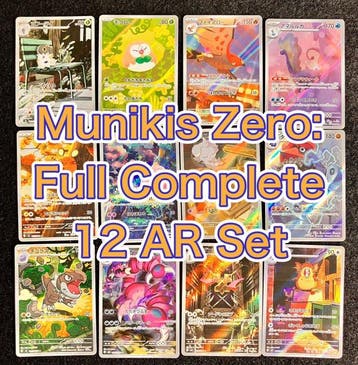 Pokémon - 12 Complete set - Scarlet & Violet - Munikis Zero:, Nieuw