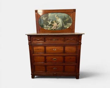 Kleerkast - hard hout - H : 112 cm