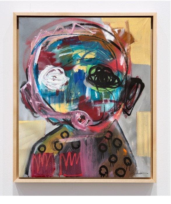 Matias Machado - Couronneux, Antiek en Kunst, Kunst | Schilderijen | Modern