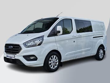 Ford Transit Custom 320 2.0 TDCI L2H1 Limited DC, Automaat, Stof, Gebruikt, Euro 6