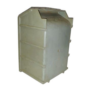 Magazijnbak, 245x150x125 mm, grijs kunststof, gebruikt, Ophalen of Verzenden