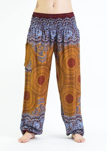 Harembroek Large Mandala oker, Nieuw