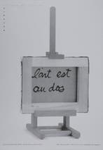 Ben Vautier (1935) - Lart est au dos