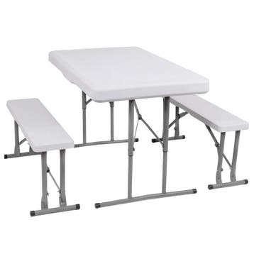 Picknick Tafel Met Bankjes - Campingtafel - Campingset, Ophalen of Verzenden