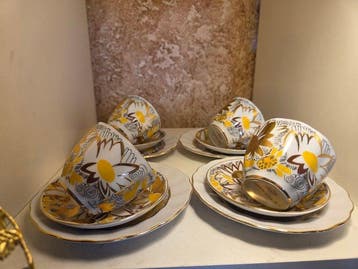 Lomonosov Imperial Porcelain Factory - Koffieservies (12) -