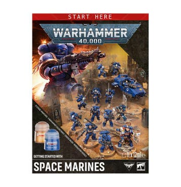 Warhammer 40,000 Getting Started With Space Marines, Ophalen of Verzenden, Nieuw