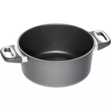 AMT Gastroguss Casserole – Ø 24 cm – 3 liter – Non-st, Ophalen of Verzenden, Nieuw, Aluminium
