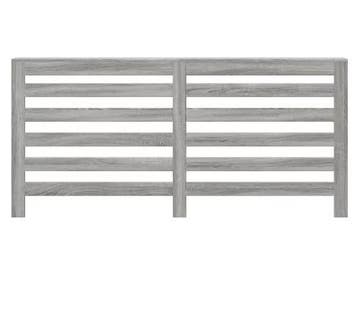 Radiatorbekleding MDF grijs Sonoma 175x20x82 cm woonkamer, Verzenden, Nieuw