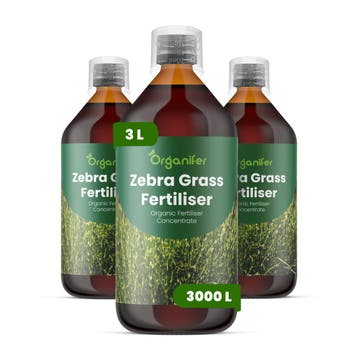 Vloeibare meststof voor zebragras  - Set 3x1 liter, Verzenden, Mest