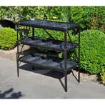 Royal Well Grow Rack 12 kweekrek/tafel - zwart, Tuin en Terras, Verzenden, Nieuw