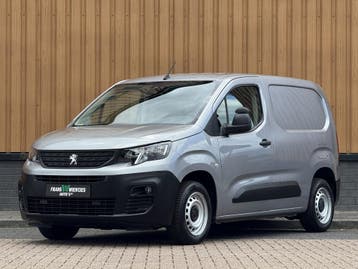 Peugeot Partner 1.5 BlueHDI Premium, Stof, Gebruikt, Zwart, Zilver of Grijs