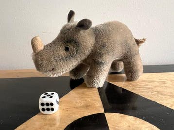 Steiff - Speelgoed Neushoorn - 1960-1970 - Duitsland