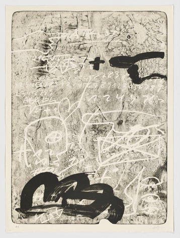 Antoni Tapies (1923-2012) - Improvisations en blanc et en