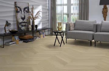 YUP Fulham chevron dryback natural oak, Verzenden, Nieuw