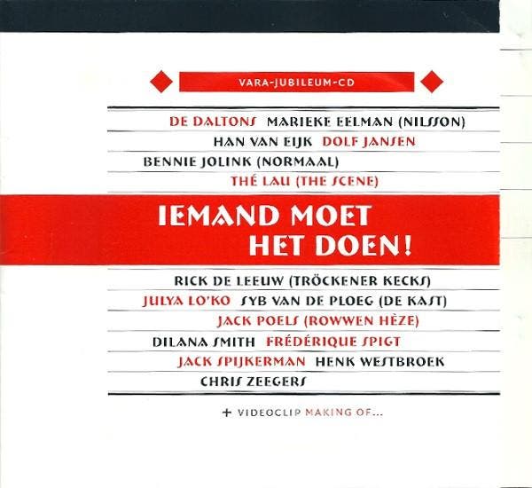 cd single - De Daltons, Marieke Eelman, Han van Eijk - Ie..., Cd's en Dvd's, Cd Singles, Zo goed als nieuw, Pop, Verzenden