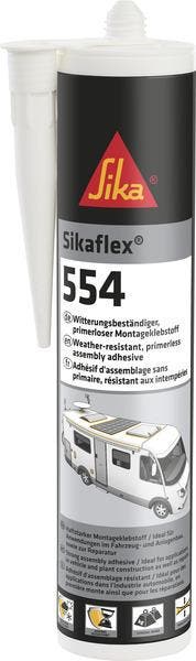 Sika Industrie Sikaflex 554 1 stuk, 300 ml, wit, patroon, Doe-het-zelf en Verbouw, Isolatie en Afdichting, Nieuw, Verzenden