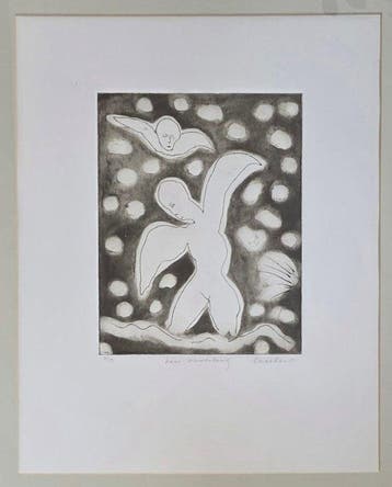 Lucebert (1924-1994) - Abstracte compositie met een, Antiek en Kunst