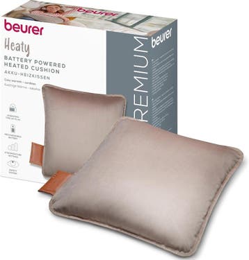 Beurer Warmtekussen Draadloos - Taupe | Retourdeal 52% Krt, Ophalen of Verzenden, Zo goed als nieuw, Overige typen