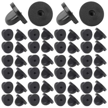Fako Bijoux - 50 Rubberen Pin Backs - Vlinder Clutch, Verzenden, Nieuw