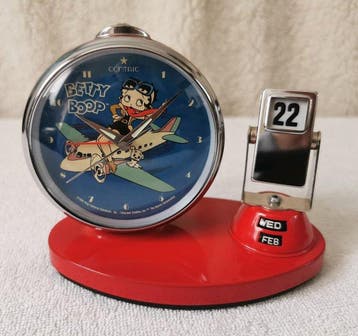 At a Soda Fountain - 1 Novelty Multi-Function Desk Clock -, Nieuw in verpakking