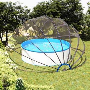 vidaXL Zwembadkoepel 559x275 cm, Tuin en Terras, Verzenden, Nieuw