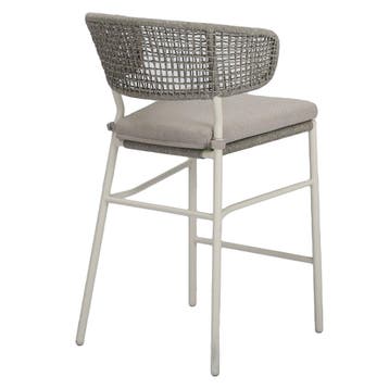 Modena barstoel natural sand rope aluminium stapelbaar, Ophalen of Verzenden, Nieuw