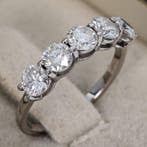 Zonder minimumprijs - Ring - 14 karaat Witgoud - 1.60ct. tw., Nieuw