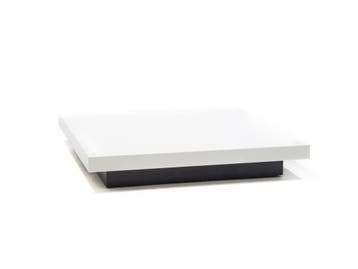 Wit glossy podium 50 x 50 x 5.4 cm laag B-BKP-003