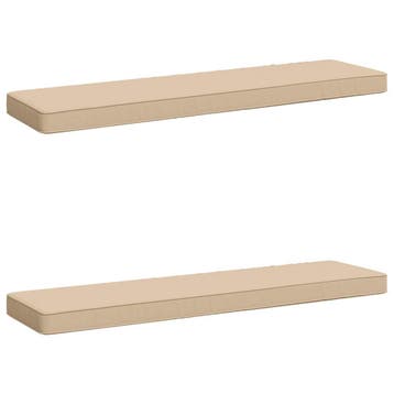 vidaXL 2-delige Bankkussens VUGHT 2 pcs 100% Polyester, Verzenden, Nieuw