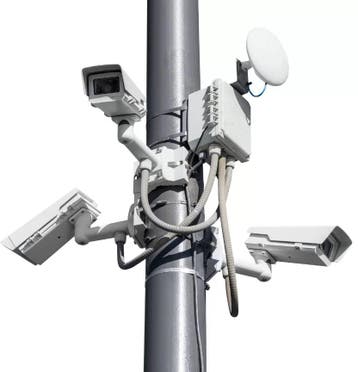 6, 7 of 8 meter heavy-duty stalen kantelmast met voetpla..., Nieuw