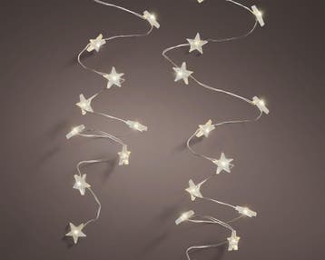 Stervormige micro led kerstverlichting, 95 cm, 20 lampjes,, Ophalen of Verzenden, Nieuw