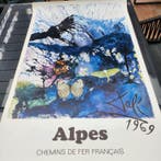 Salvador Dali (1904-1989) - S.N.C.F région Alpes, Antiek en Kunst