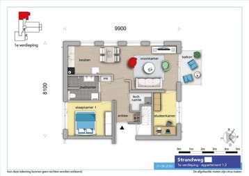 Te huur: Appartement Strandweg in Hoek van Holland, Hoek van Holland, Appartement, Zuid-Holland