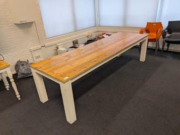 Houten kantinetafel, Nieuw