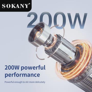 SOKANY SK-1724 Hand Blender: Krachtige Staafmixer met 2 Snel, Verzenden, Nieuw