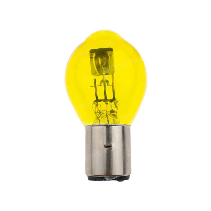 Lamp BA20d 12V 45/40 Watt geel, Fietsen en Brommers, Brommeronderdelen | Algemeen, Nieuw, Ophalen of Verzenden