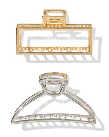 HEMA Haarklem 8cm goud - 2 stuks, Sieraden, Tassen en Uiterlijk, Uiterlijk | Haarverzorging, Verzenden, Nieuw