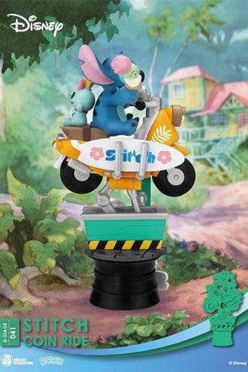 Beast Kingdom Disney Stitch Coin Ride D-Stage PVC Diorama 16, Antiek en Kunst, Ophalen of Verzenden