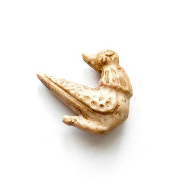 Oud-West-Aziatisch Jasper XL vogelvormige bedel-talisman -, Antiek en Kunst