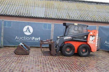 Veiling: Schranklader Thomas 153 Muscle Diesel 32.6kW 2002, Ophalen, Wiellader of Shovel