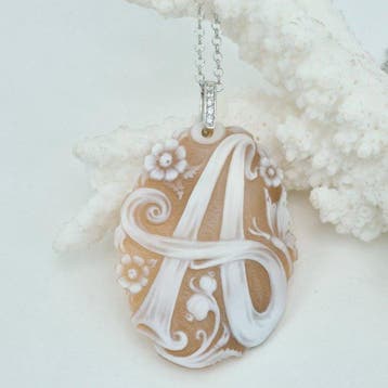Zilver - Cameo - Handgesneden camee, Nieuw