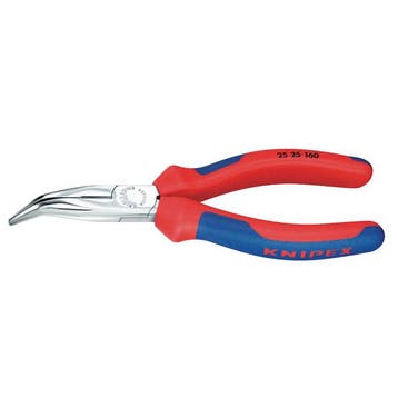 Radiotang | Knipex | 16 cm (Gebogen, Type 2, Rood/Blauw), Verzenden, Nieuw