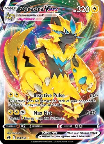 Zeraora VMAX #54, Ophalen of Verzenden, Nieuw