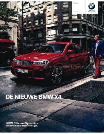 2014 BMW X4 BROCHURE NEDERLANDS, Boeken, Auto's | Folders en Tijdschriften, Nieuw, BMW, Author