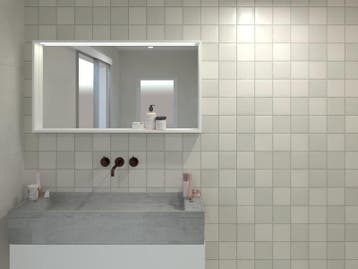 Wandtegel Ragno Sense Ice Handvorm Grijs Mat 13x13 (Vloeren), Keramiek, Nieuw, Minder dan 20 cm, 10 m² of meer
