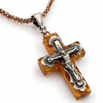 Zonder minimumprijs - Ketting met hanger Zilver Barnsteen -